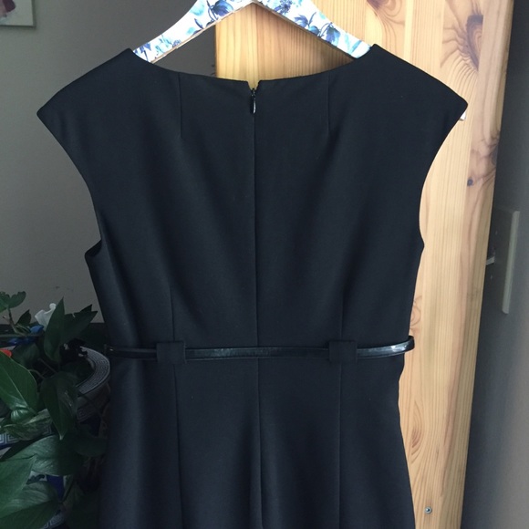 Calvin Klein Belted Cap Sleeve Sheath Dress, 4 - Picture 7 of 8